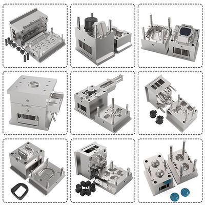 Çeşitli malzemeler için özel plastik kalıp tasarımı PA66/PC/PE/PVC/PMMA/PP/ABS/ASA/TPU/POM ISO9001 Sertifikası ile