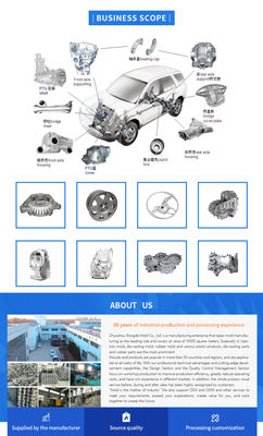 Otomotiv Yüksek Kesinlikli Metal Bileşenler için Özel Alüminyum Dökme Parçaları