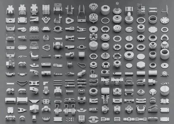 3D Baskı CNC İşleme Parçaları Özel Renkli İşlenmiş Metal Parçalar