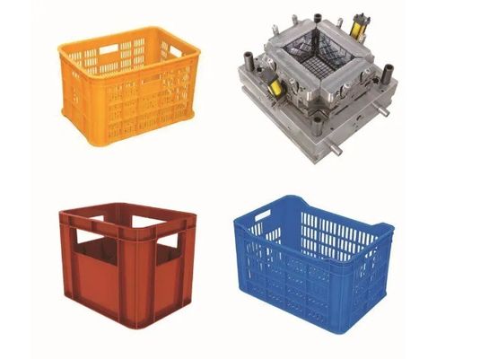 Özel Hizmet Ölçü/Renk/Kalınlık/Sertlik/Logo/Plastik Enjeksiyon Dönüşüm Kutusu Enjeksiyonlu Sebze Meyve Kutu Kalıbı